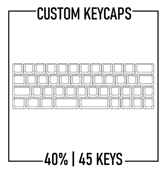 40% Akko Keyboard Custom Keycaps Set( Ansi | 45 Keys )