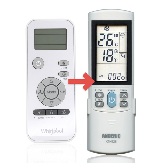 Whirlpool DG11J2-32 Air Conditioner Remote Control - 4107178A