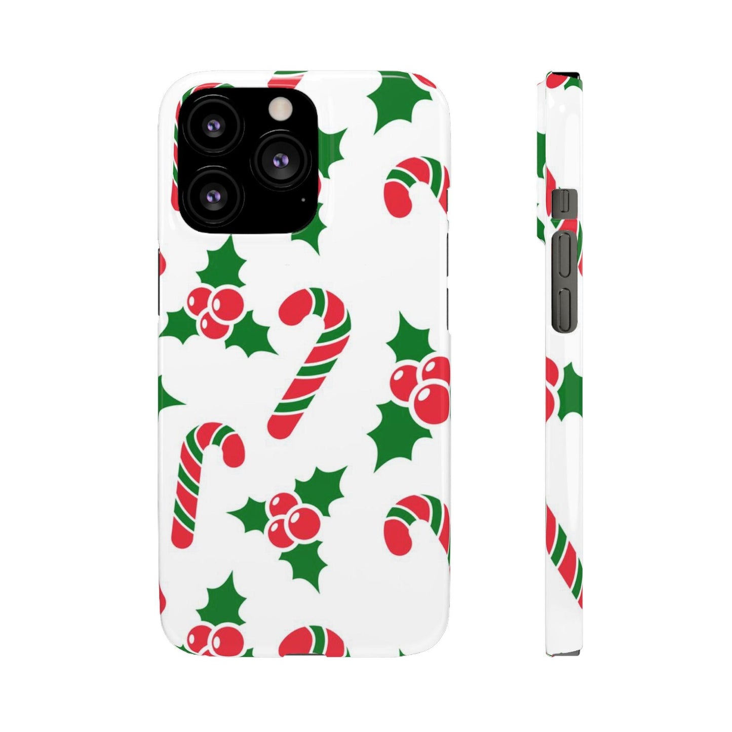 Custom iPhone Tough Phone Case – Christmas Santa Holiday Design, Festive Xmas Protection