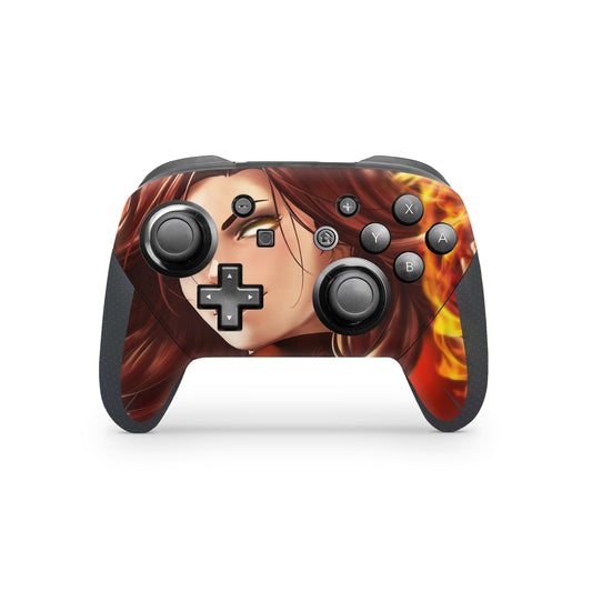 Dawnfire Nintendo Switch Pro Controller Skin