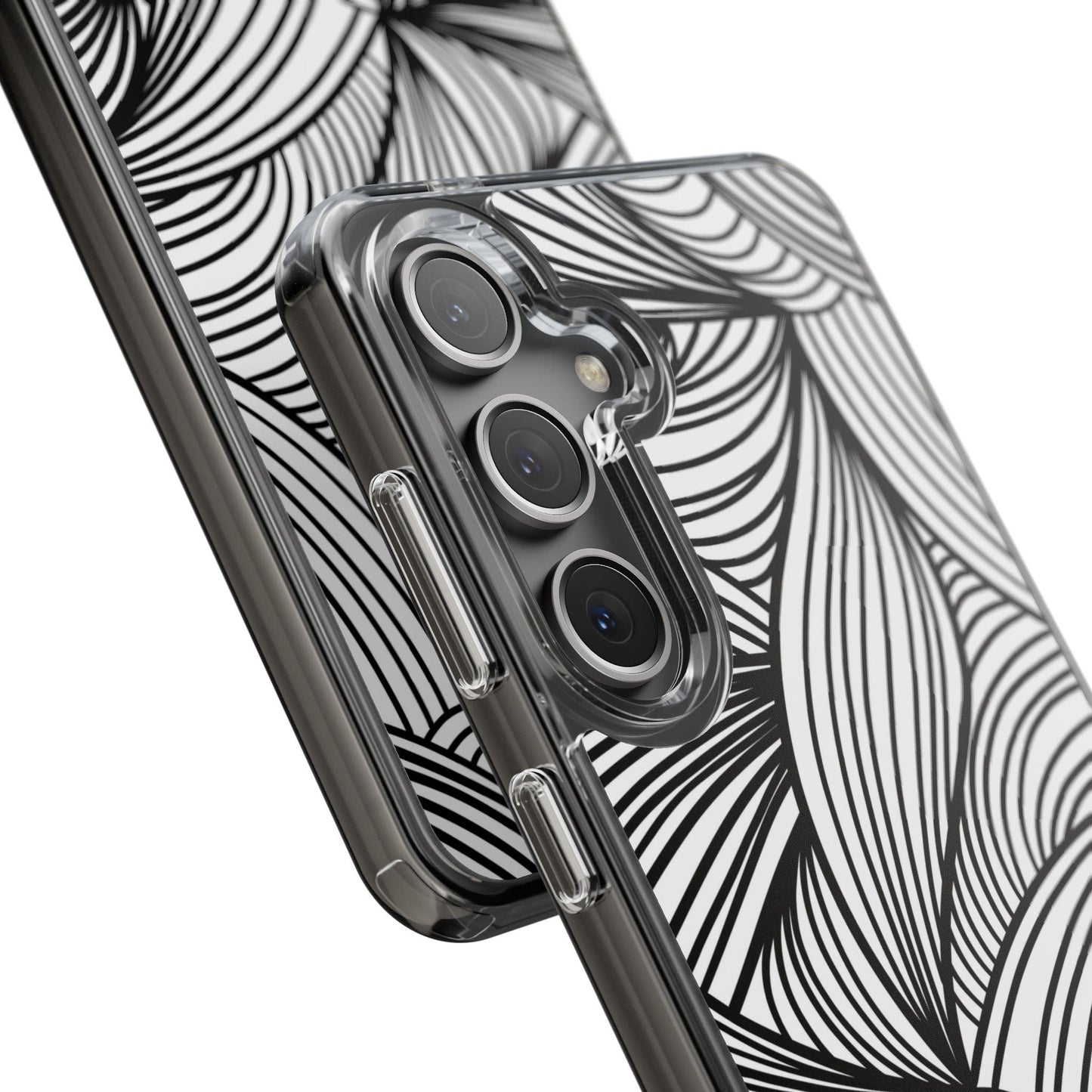 Black and White Illusion Clear Cases