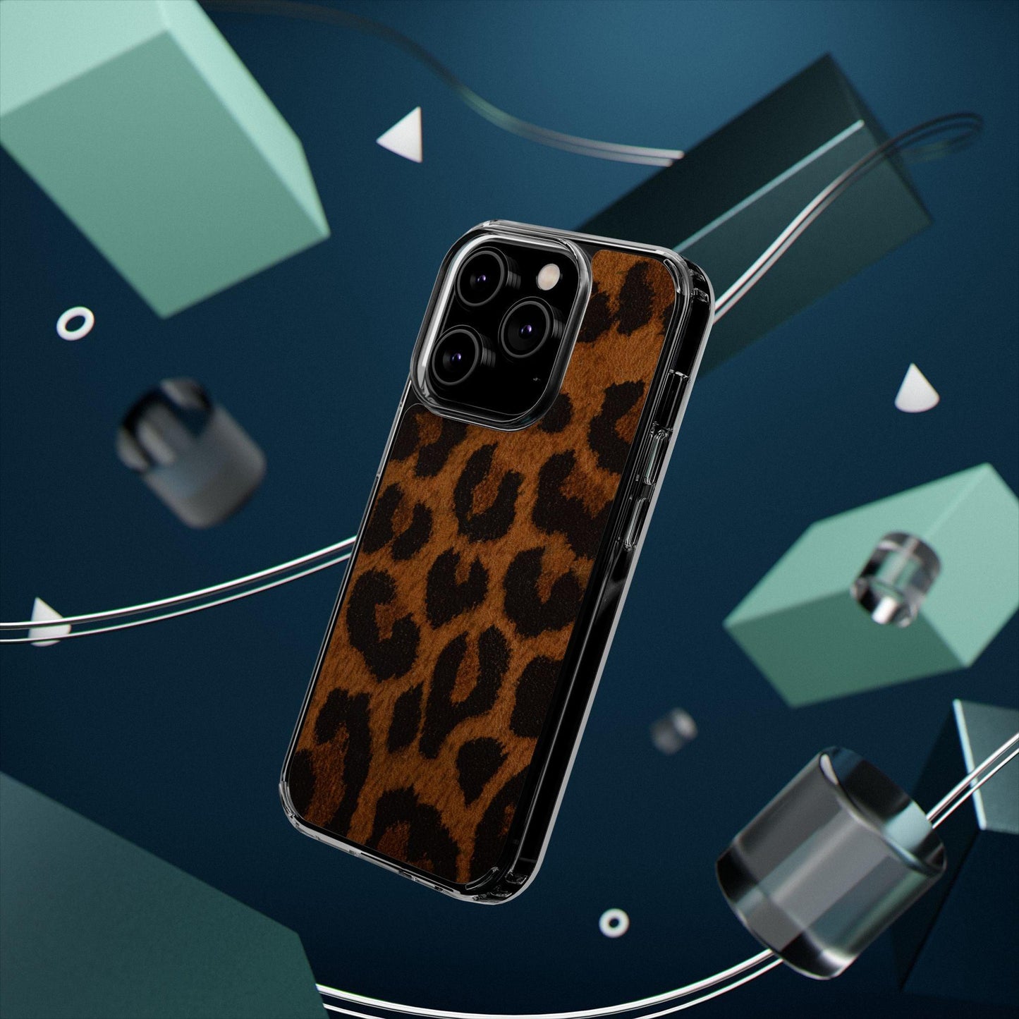 Clear Cases Cheeta Print