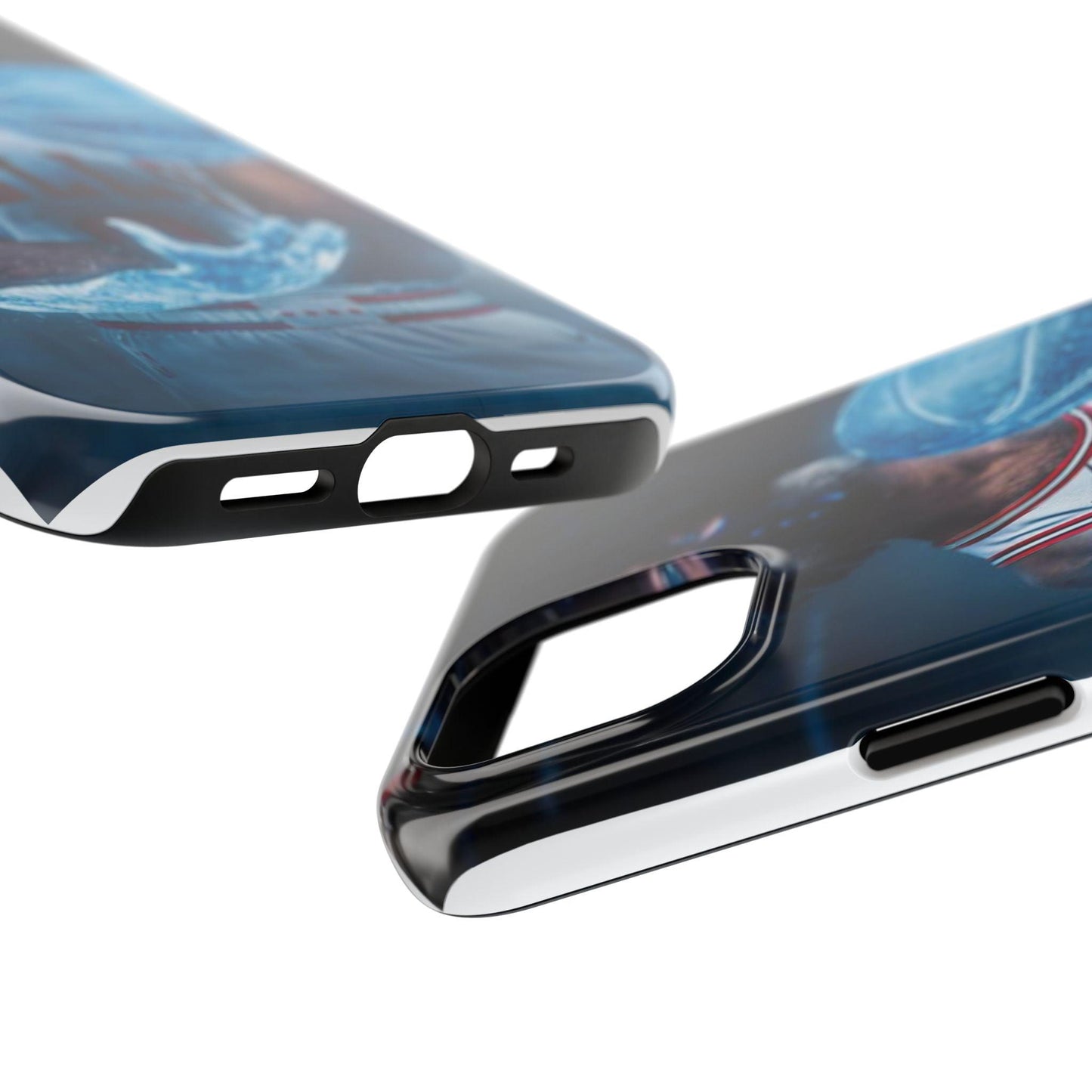 Coby White Chicago Bulls NBA Basketball Printed Tough Phone Case for iPhone & Samsung Galaxy - Dynamic Player Action Design