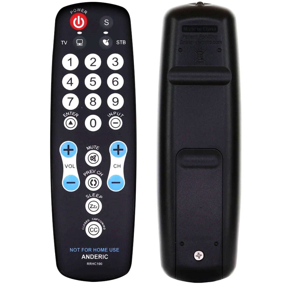 RCA RCRHM02BR 1-Device Universal Remote Control