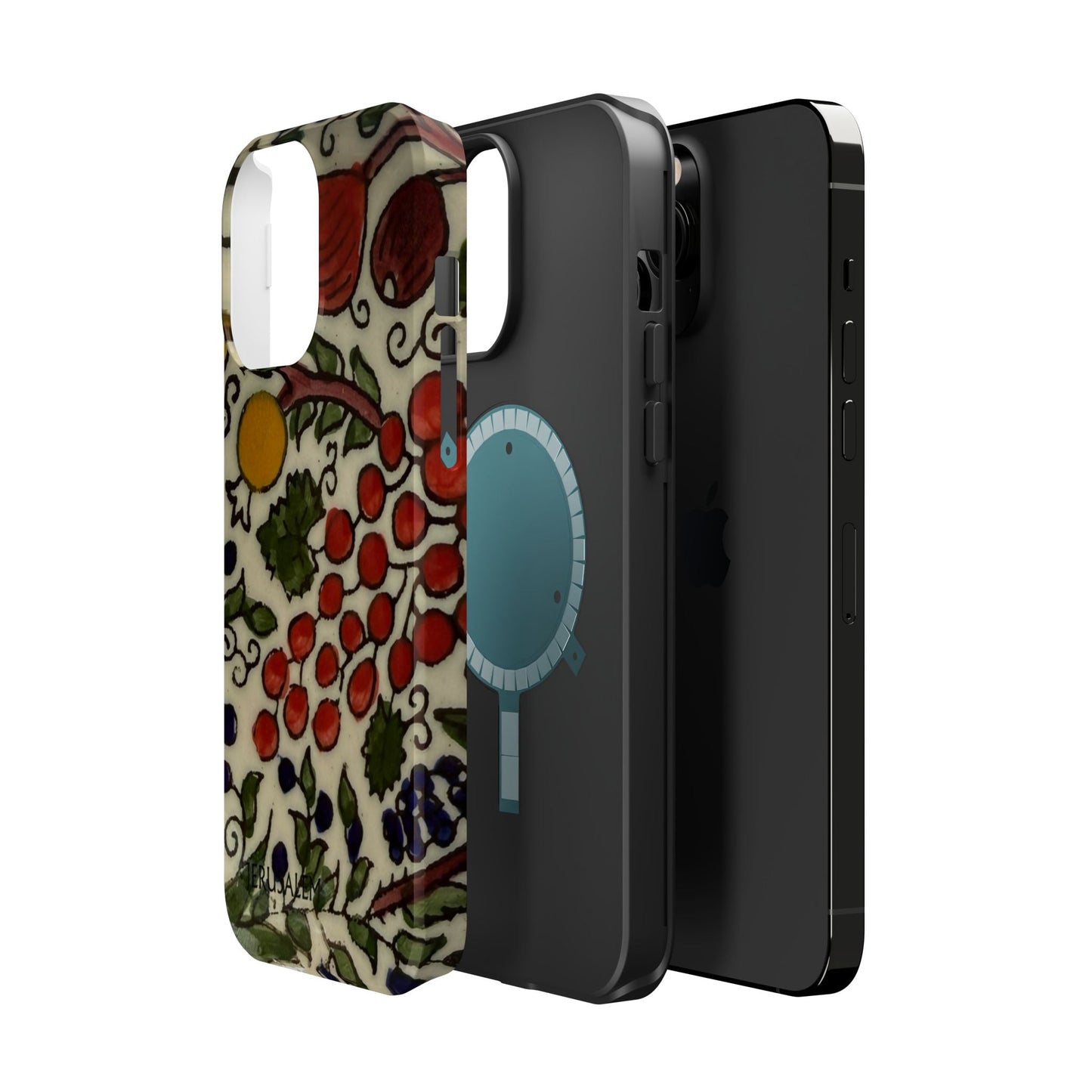 Jerusalem City Fruits Design Iphone Magnetic Tough Case