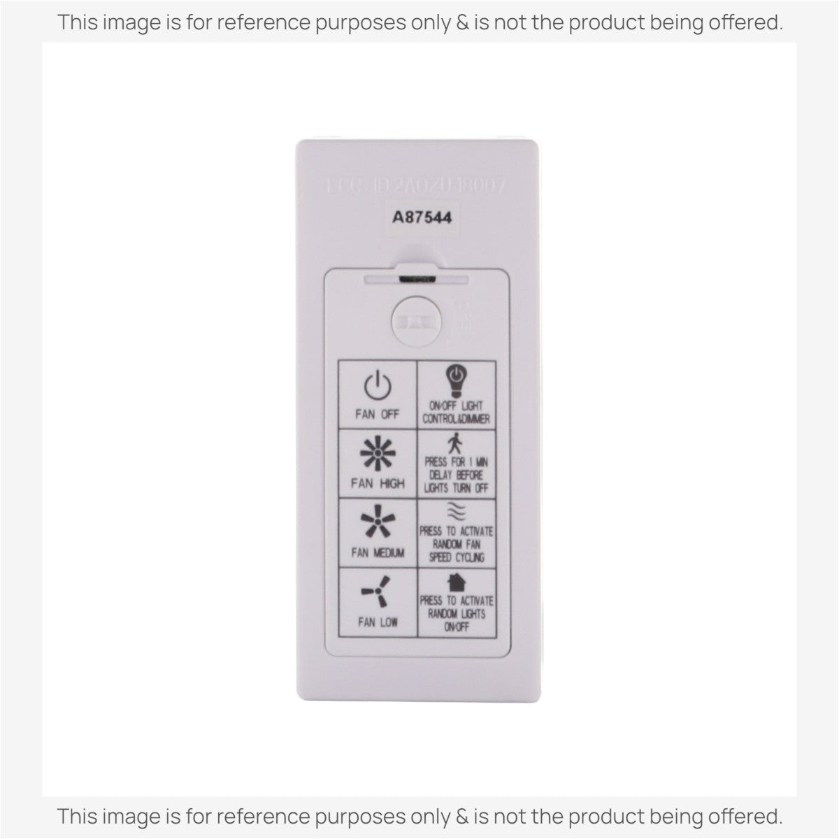 Harbor Breeze TR326A 3-Speed Ceiling Fan Remote Control | Compatible with MR101T Receiver - 2AQZU-18007