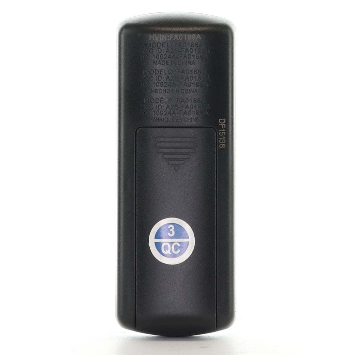 Harbor Breeze FA0188A Ceiling fan Remote Control for Boltz III, Mac III, Reverdy, and Crestwell Fans - A25-FA0188A