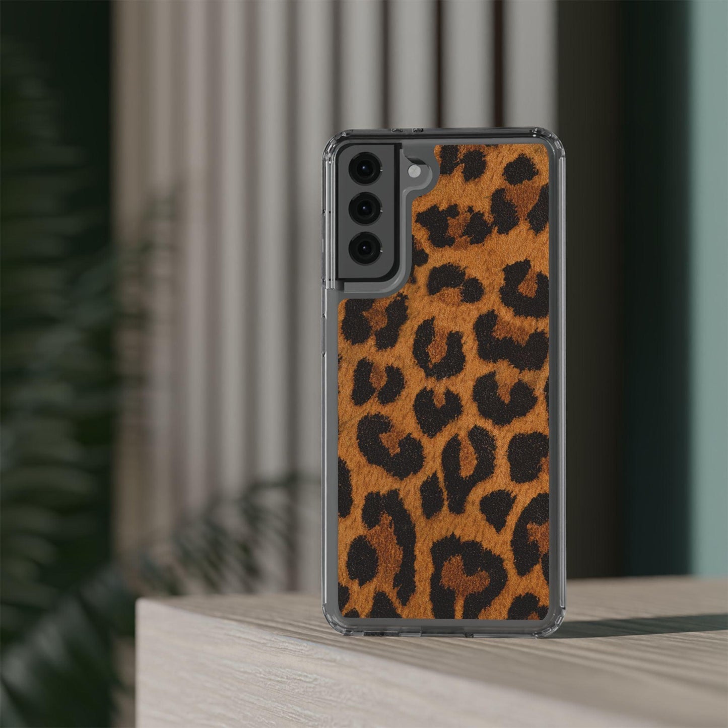 Clear Cases Cheeta Print