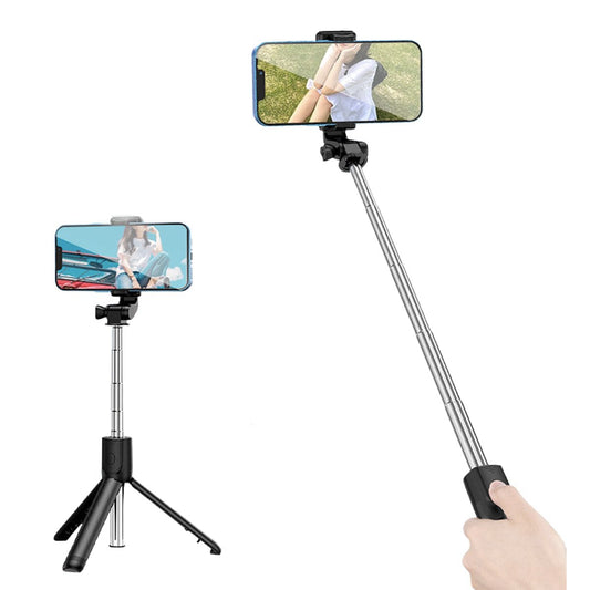 Selfie Stick Tripod 28" — Extendable Phone Tripod with 360° Rotation Holder for Travel, Vlog & Selfies, Universal iPhone & Android