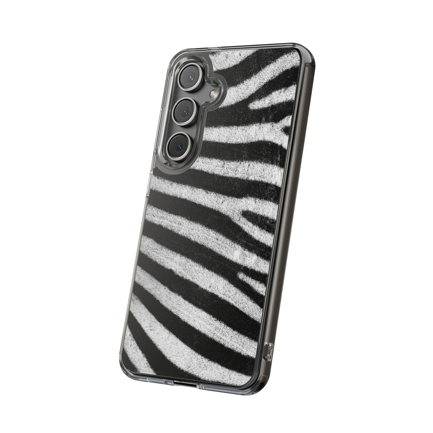 Clear Cases Black and White Zebra Stripes