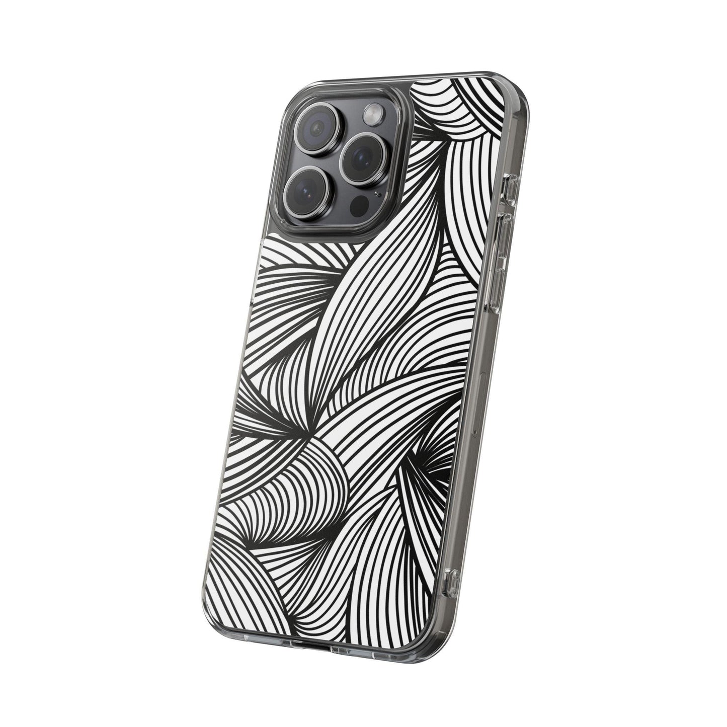 Black and White Illusion Clear Cases