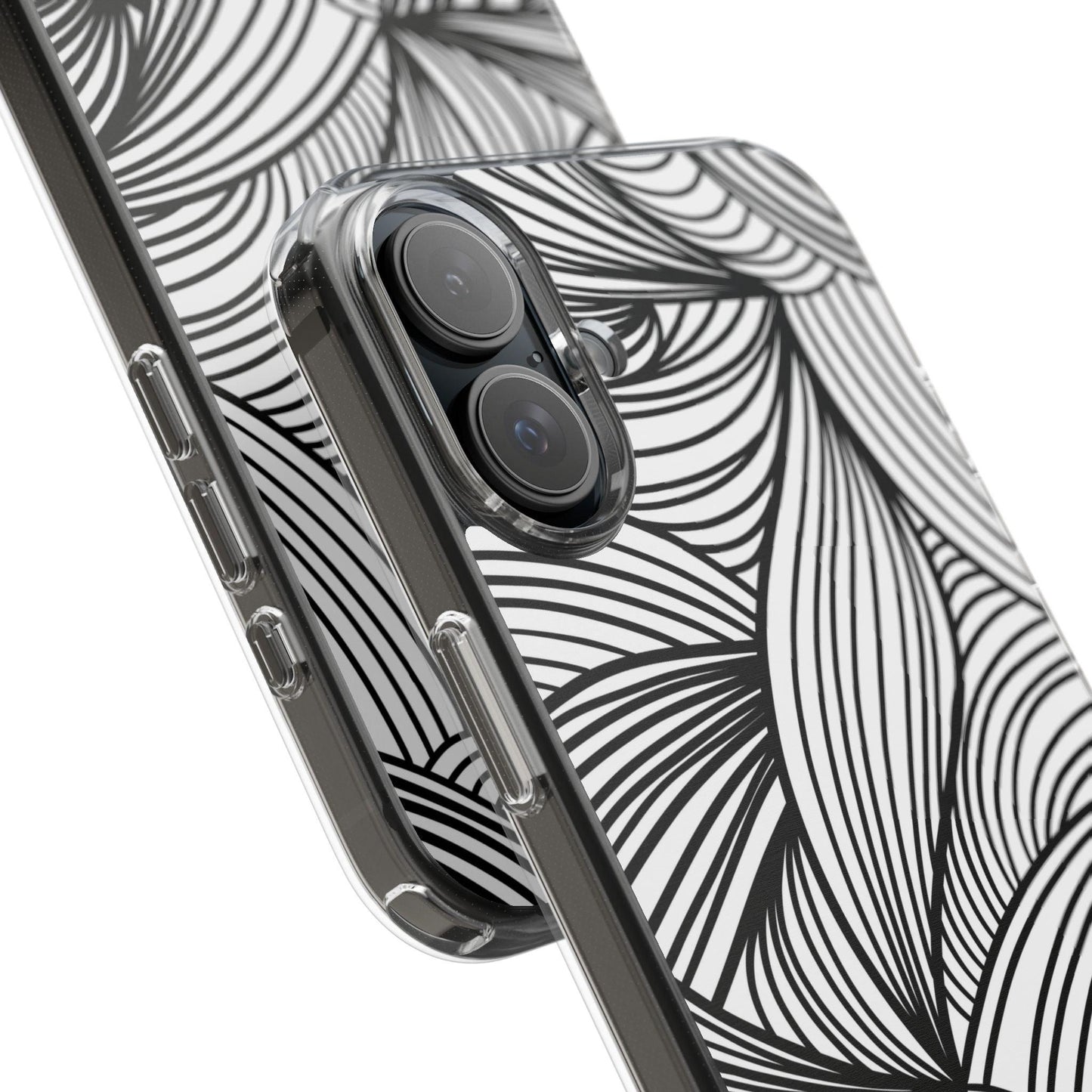 Black and White Illusion Clear Cases