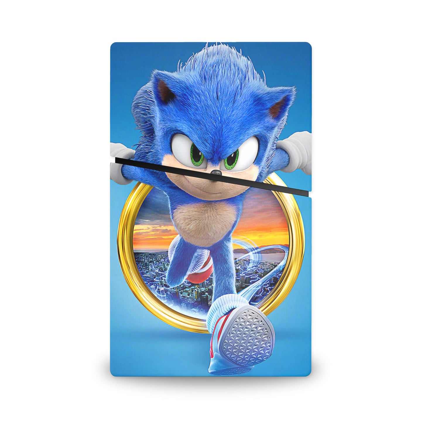 Blue Speedster PS5 Slim Digital Skin