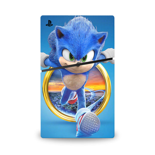 Blue Speedster PS5 Slim Skin