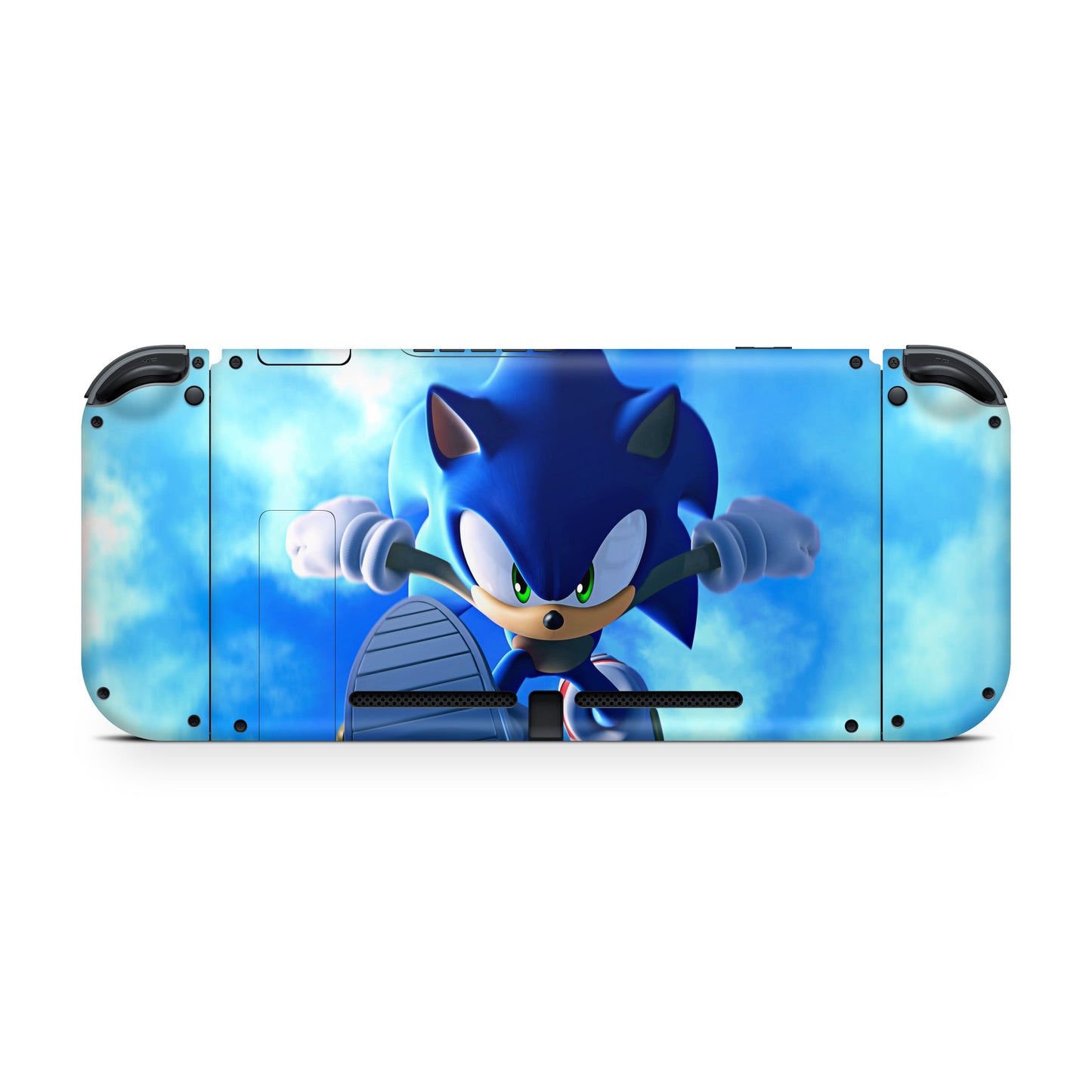 Blue Speedster Nintendo Switch OLED Skin
