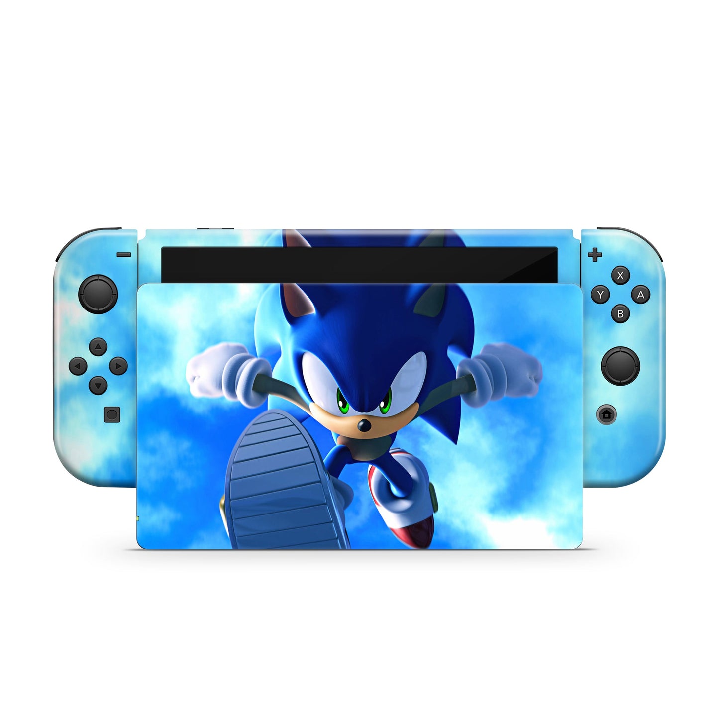 Blue Speedster Nintendo Switch OLED Skin
