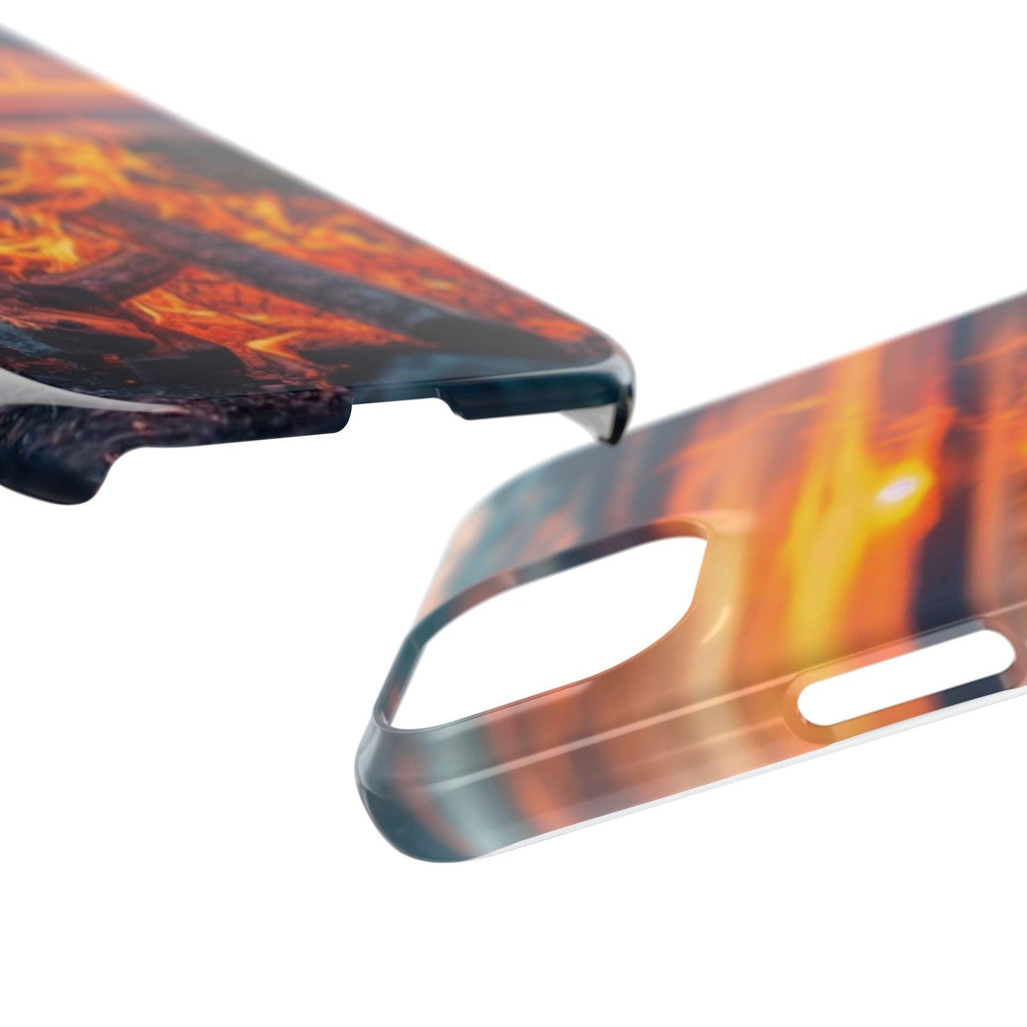Woodland Fire Phone Case – Warmth of Nature’s Blaze on Your Device