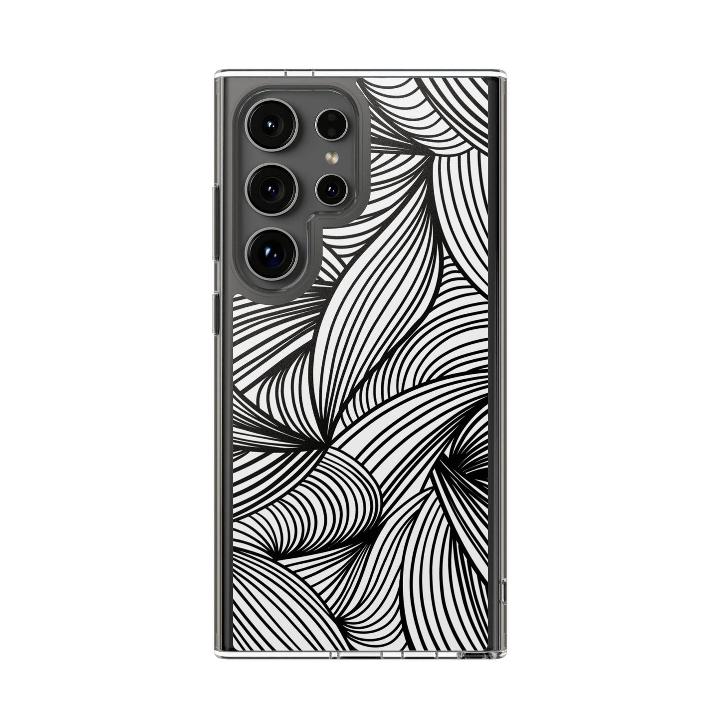 Black and White Illusion Clear Cases
