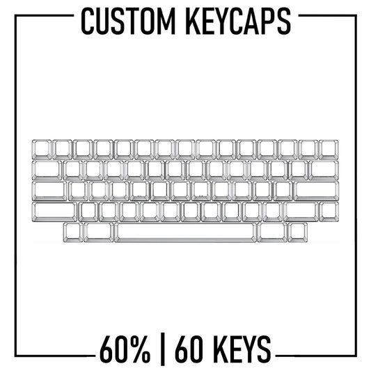 60% Keyboard Custom Keycaps Set | PBT Keycaps ( ANSI | 60 Keys )
