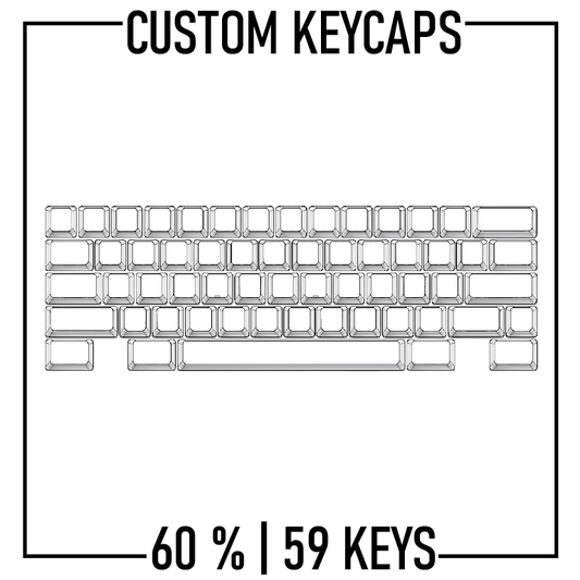 60% Keyboard Custom Keycaps ( ANSI | 59 Keys )