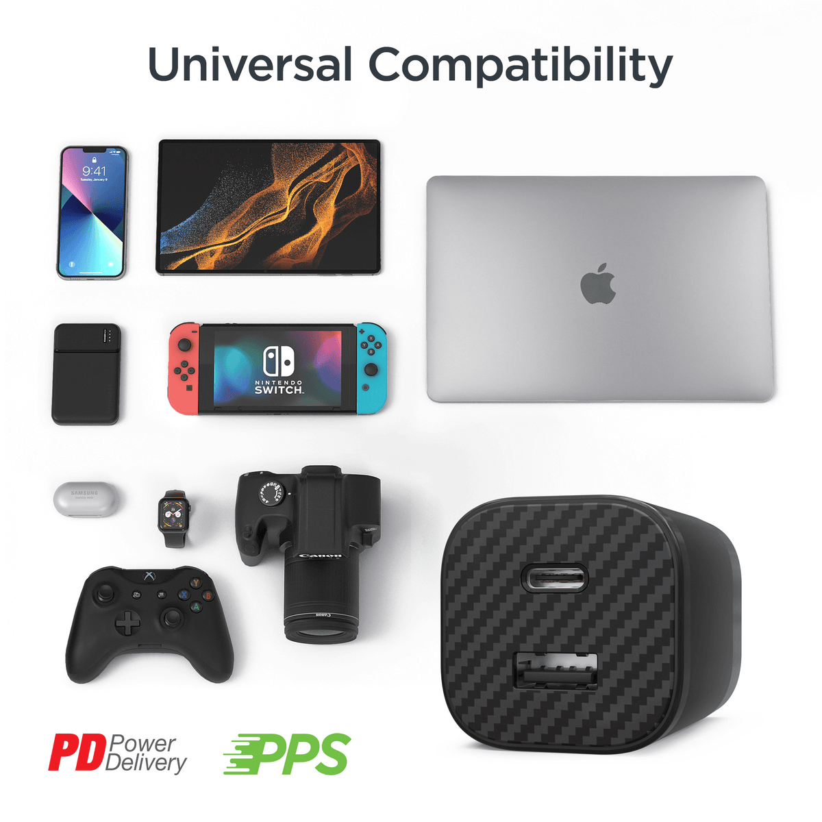 HyperGear TECHcessories 30W USB-C PD Charging Kit with Travel Pouch