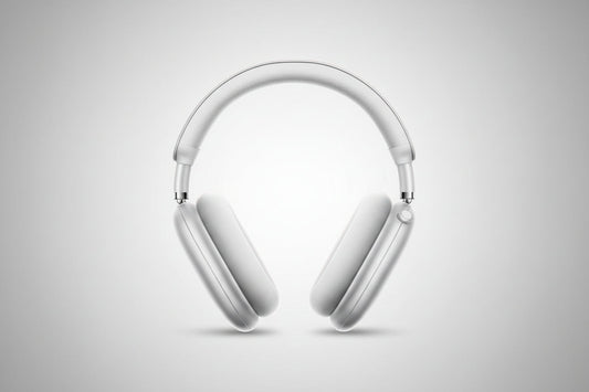 Bluetooth Wireless Over-Ear Headphones with Active Noise Cancelling, Built-In Microphone, 24H Playtime – White