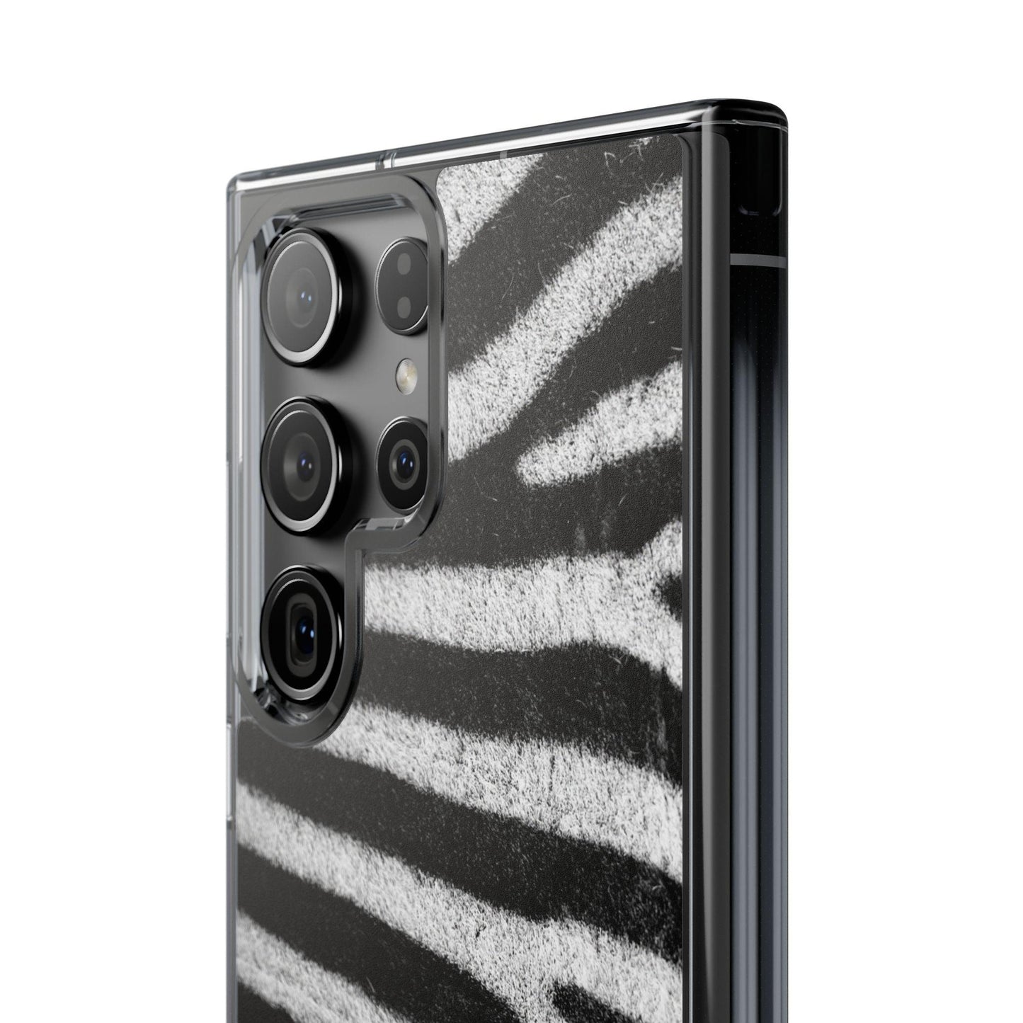 Clear Cases Black and White Zebra Stripes