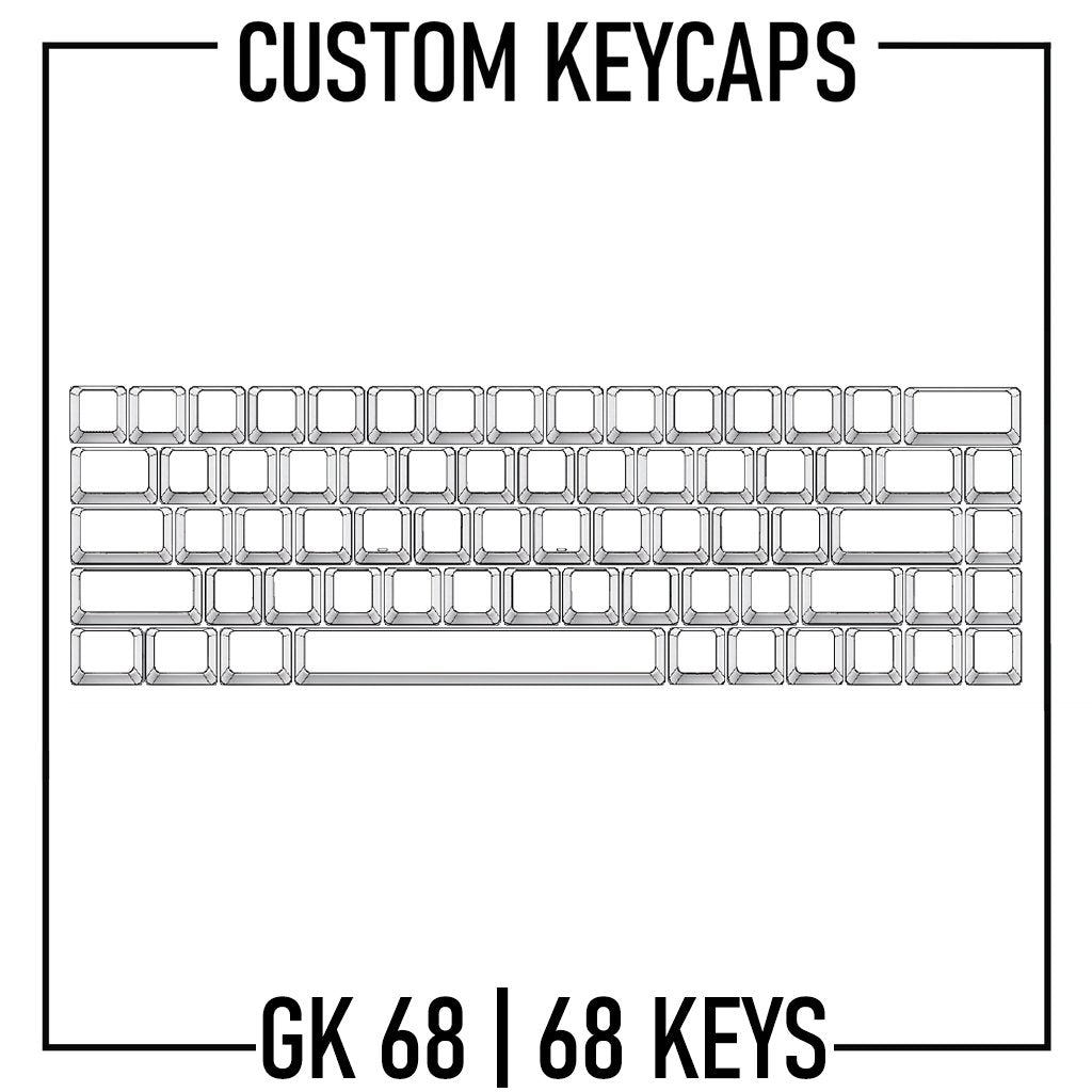 65% GK68 Custom Keycaps Set ( ANSI | 68 Keys )