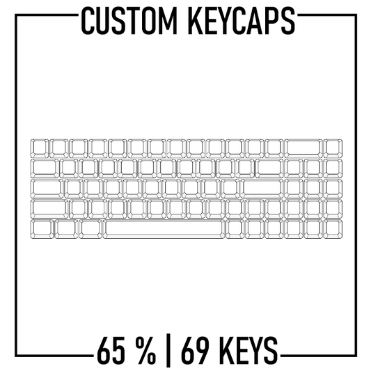 65% Custom Keycaps Set ( ANSI | 69 Keys )