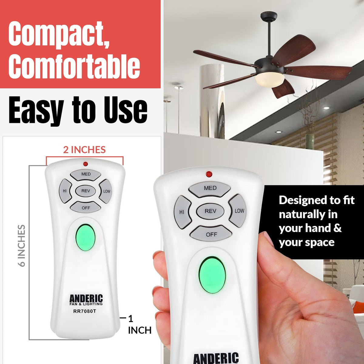 Hampton Bay TR241A Ceiling Fan Remote Control