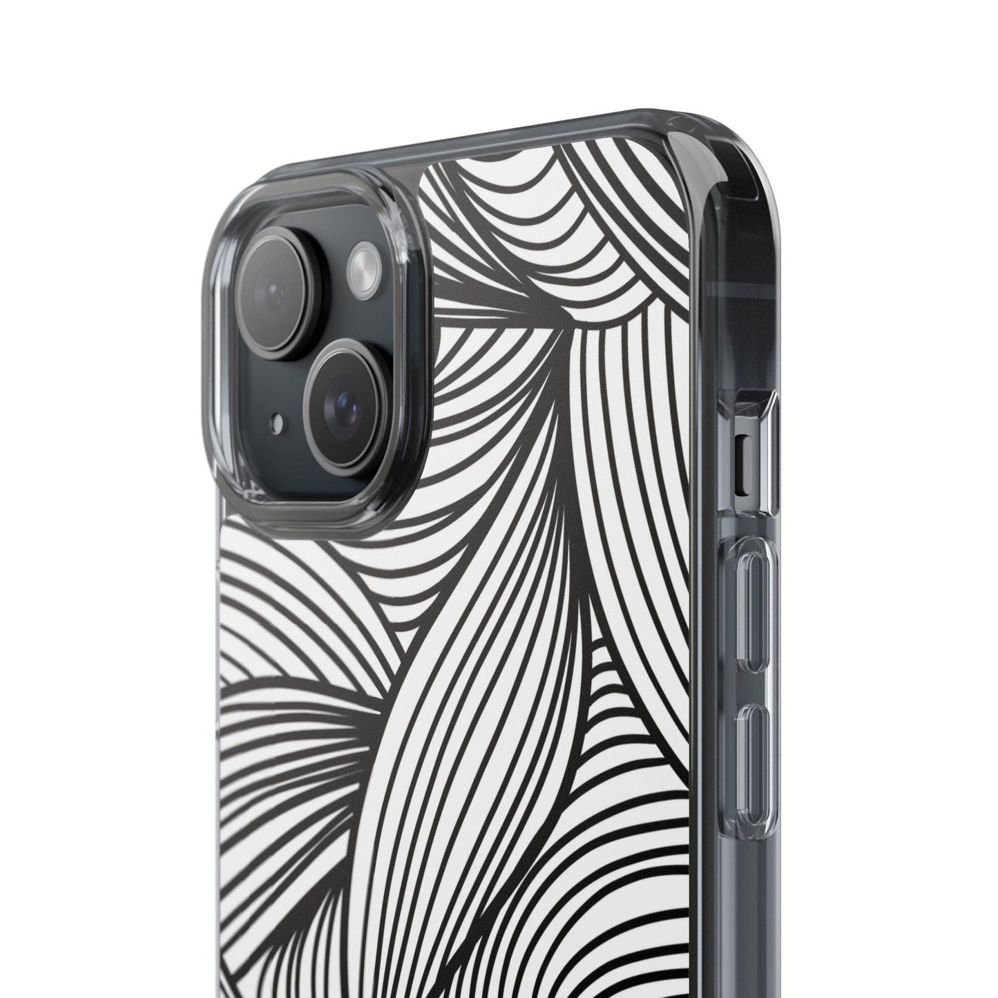 Black and White Illusion Clear Cases