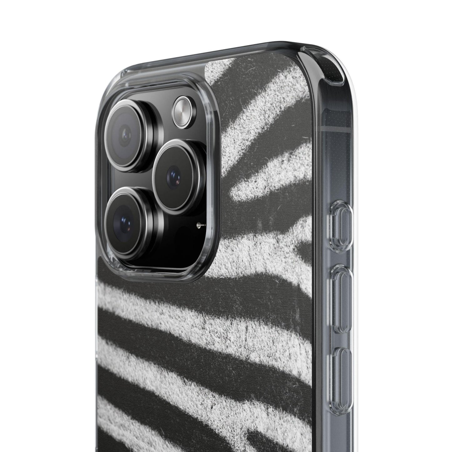 Clear Cases Black and White Zebra Stripes