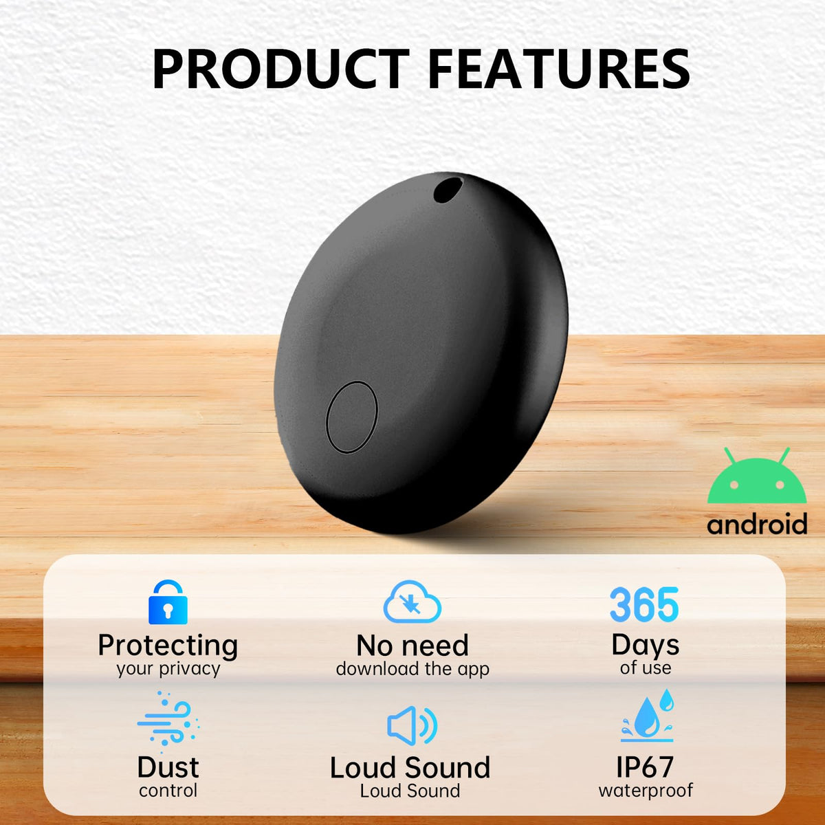 Android Air Tracker Air Tracker Tag (Android Only), Bluetooth Tracking Device, Item Finder ...