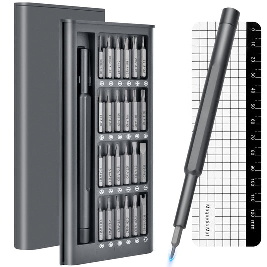 25-in-1 Precision Screwdriver Set — Magnetic Mini Repair Kit for iPhone, MacBook, Watch, Glasses & Electronics