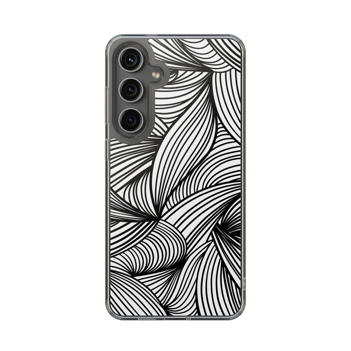 Black and White Illusion Clear Cases
