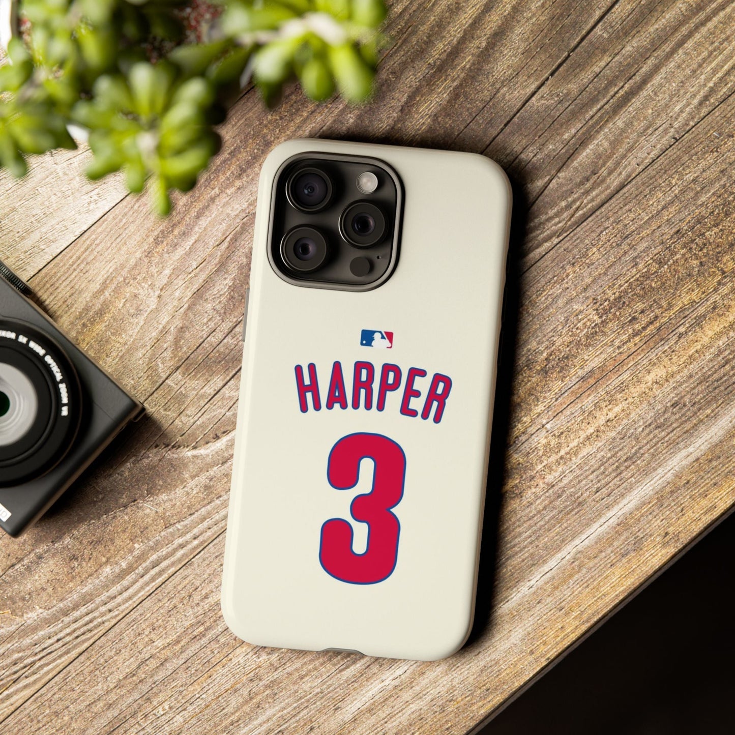 Bryce Harper PowerGrip – Dual-Layer Defense & Slim Fit | Compatible with iPhone 8 to 16 Pro Max & Samsung Galaxy S10 to S25 Ultra