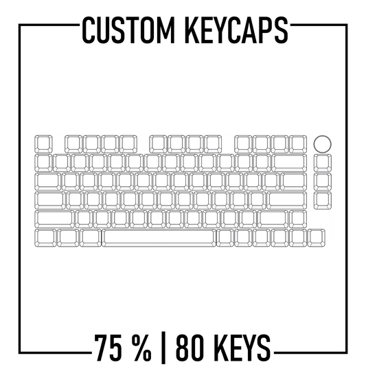 75% Custom Keycaps Set ( ANSI | 80 Keys )