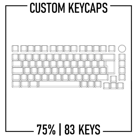 75% Custom Keycaps Set ( ISO | 83 Keys )