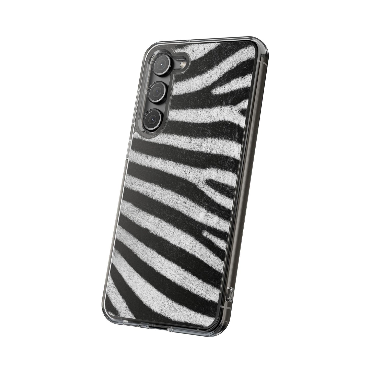 Clear Cases Black and White Zebra Stripes