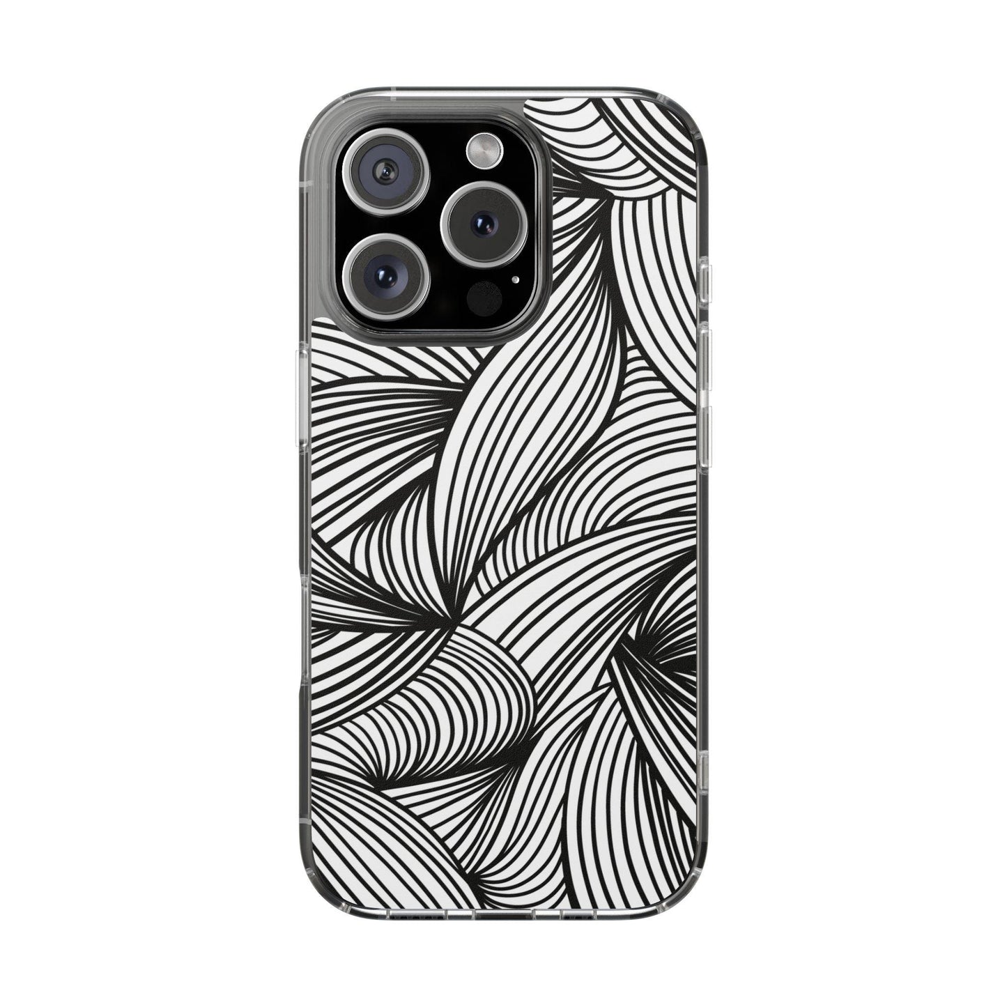 Black and White Illusion Clear Cases