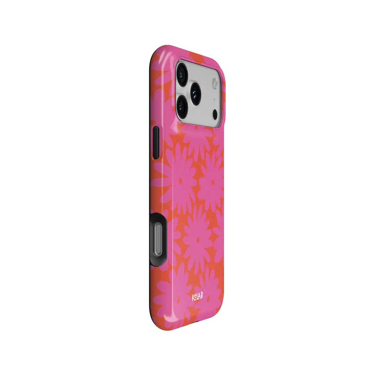 Sunflare Daisy | Retro Pink Floral Phone Case