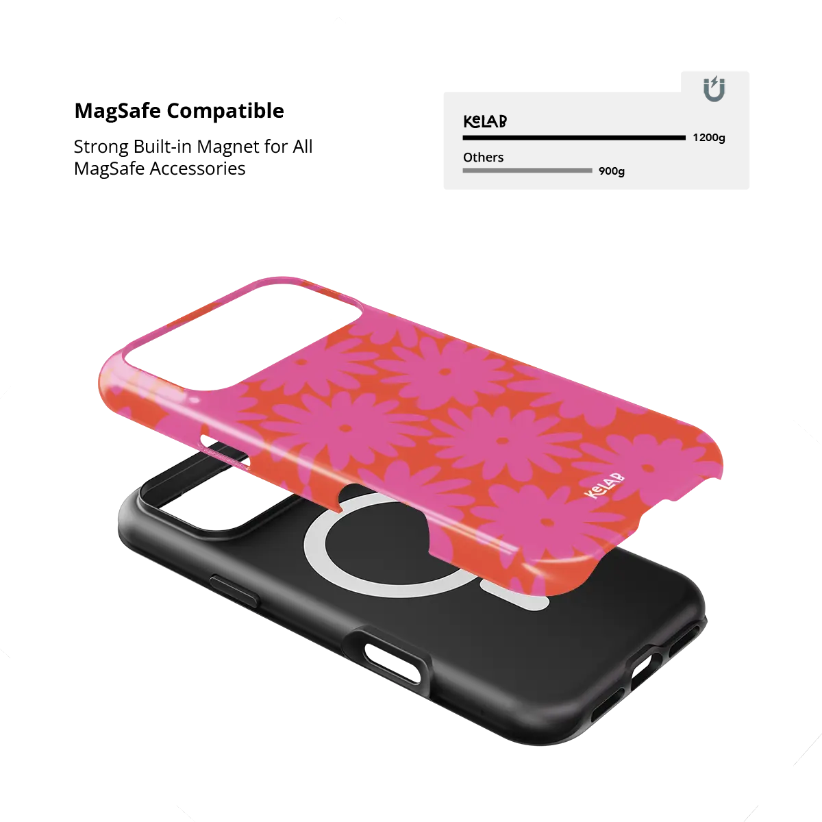 Sunflare Daisy | Retro Pink Floral Phone Case
