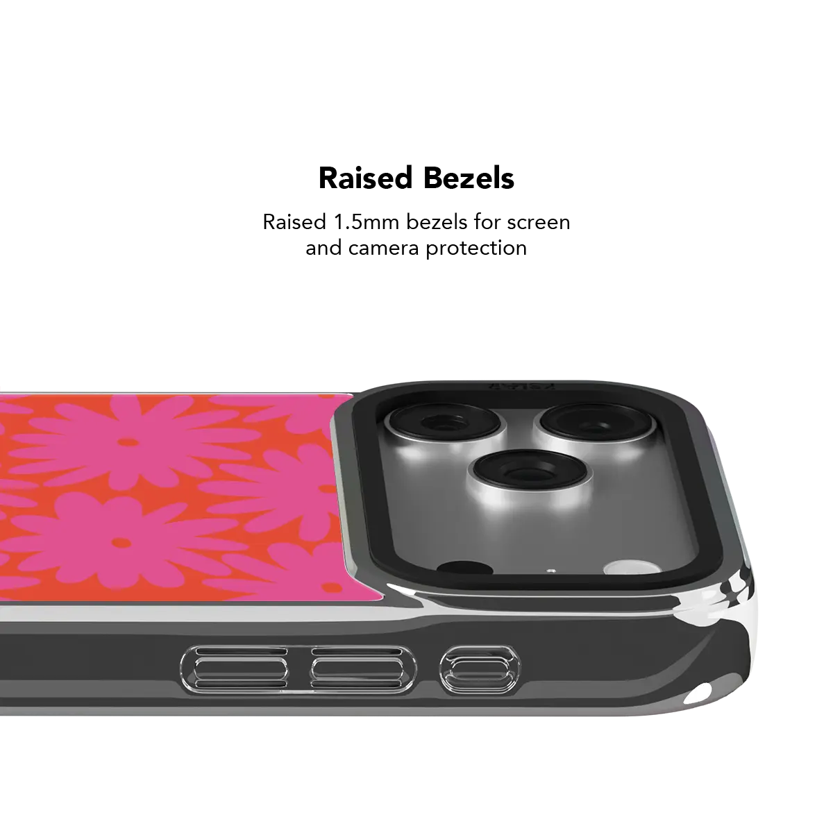 Sunflare Daisy | Retro Pink Floral Phone Case