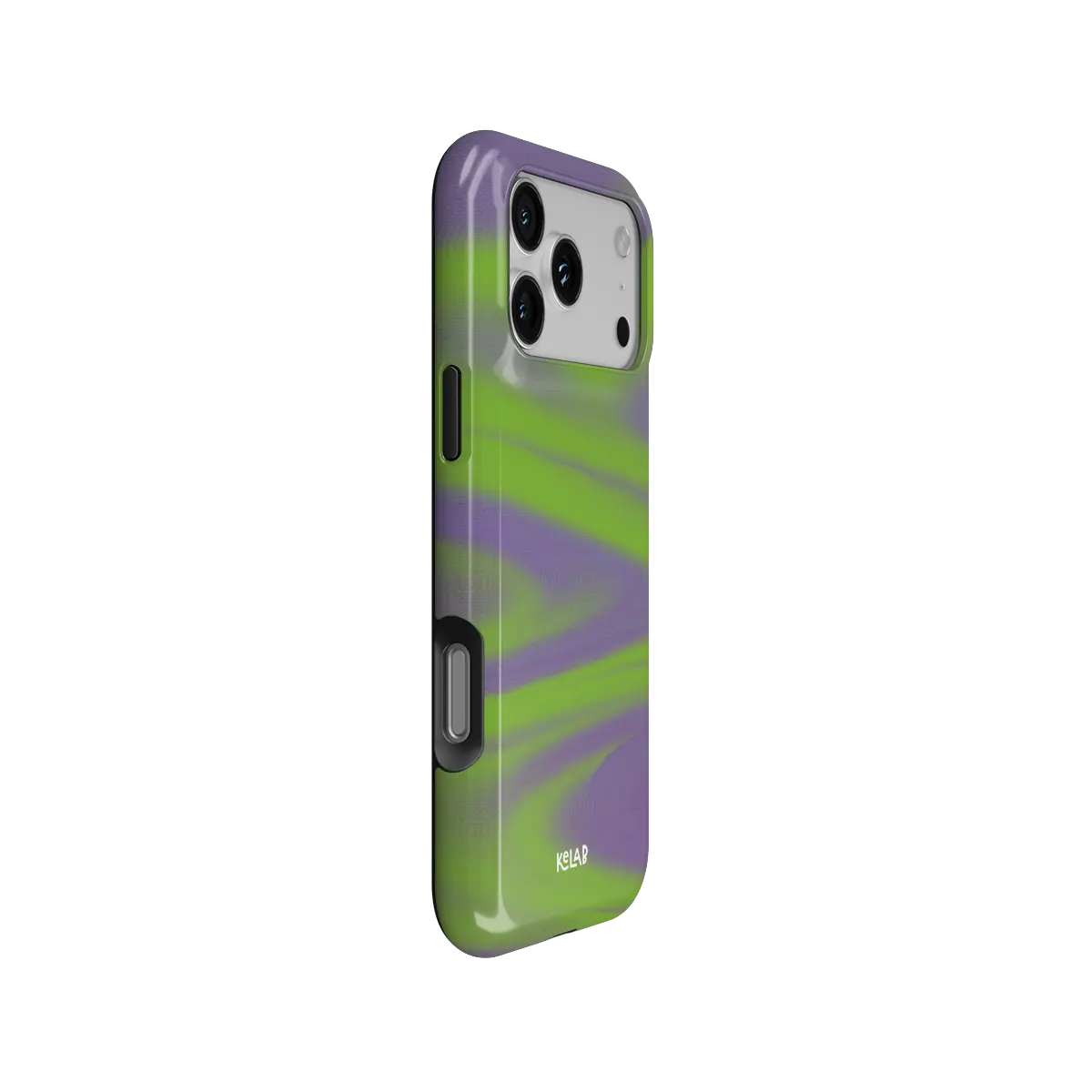 Purple Haze | Y2K Neon Green Phone Case with Futuristic Style