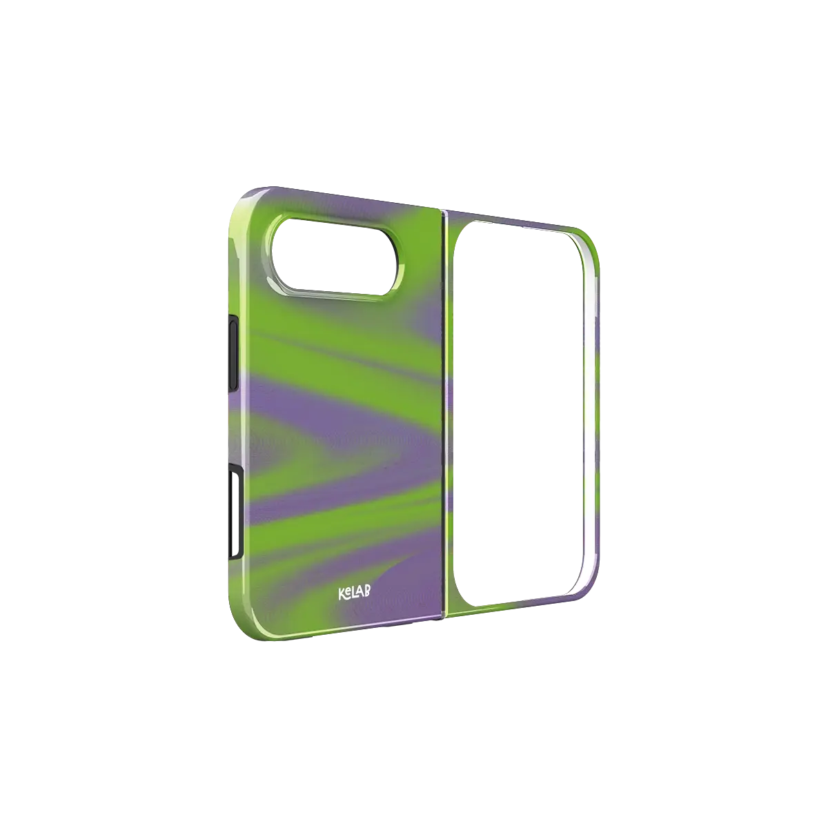 Purple Haze | Y2K Neon Green Phone Case with Futuristic Style