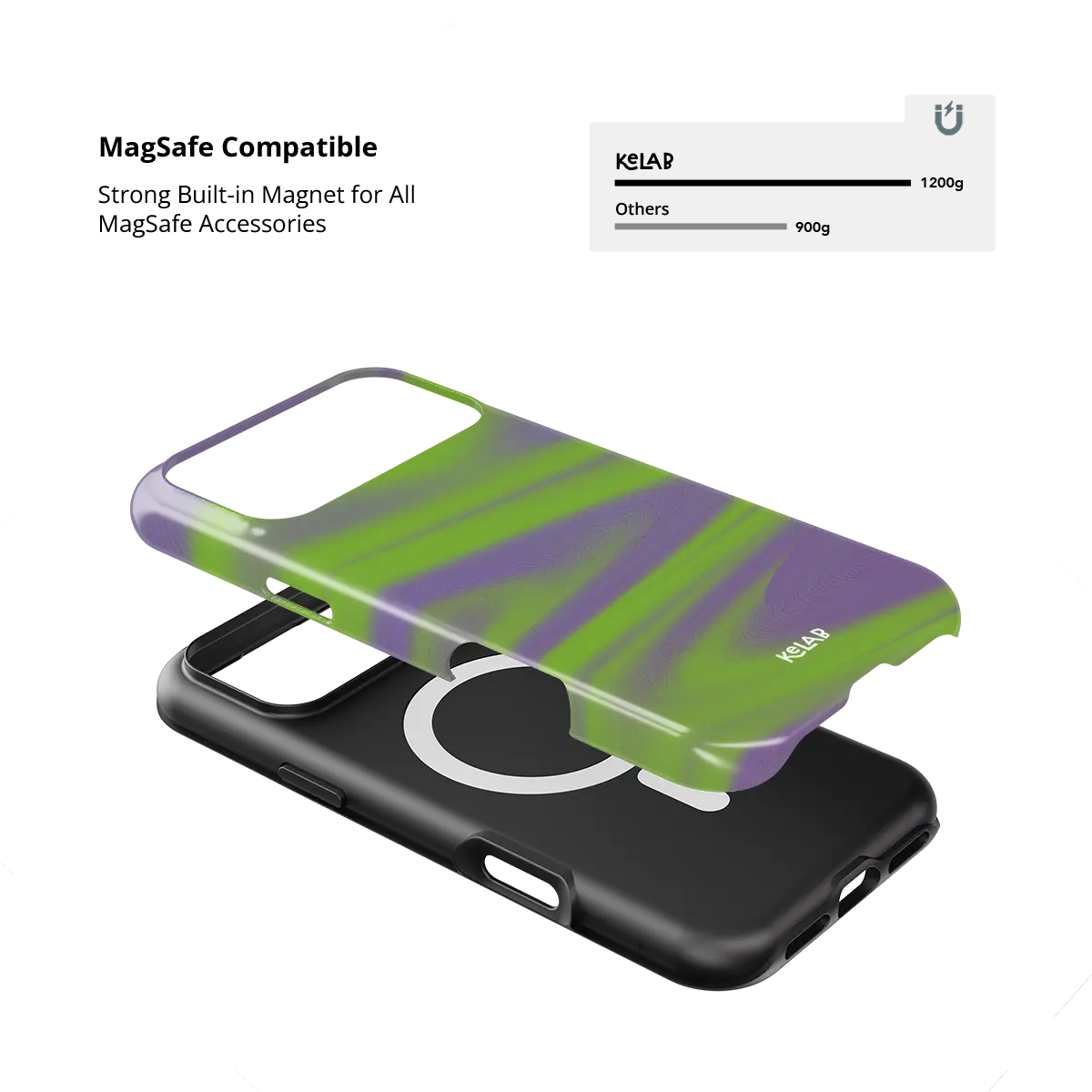 Purple Haze | Y2K Neon Green Phone Case with Futuristic Style