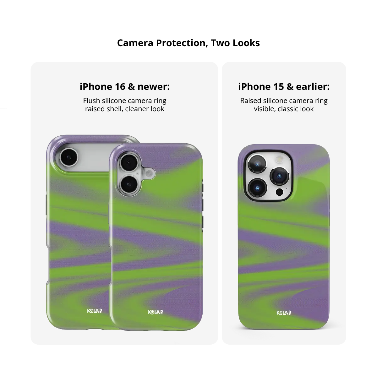 Purple Haze | Y2K Neon Green Phone Case with Futuristic Style