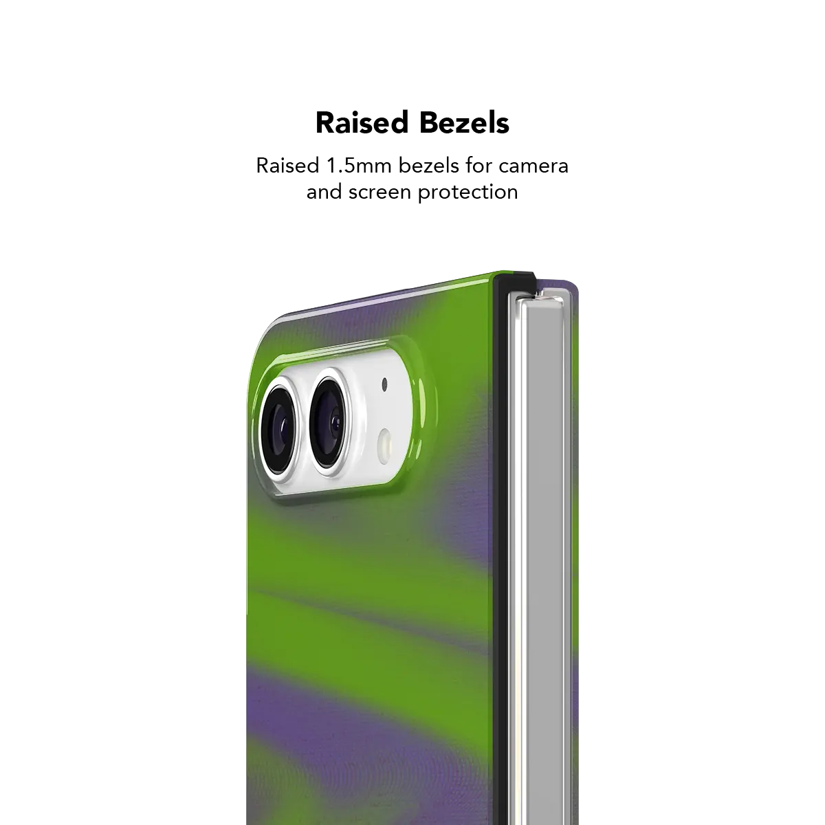 Purple Haze | Y2K Neon Green Phone Case with Futuristic Style