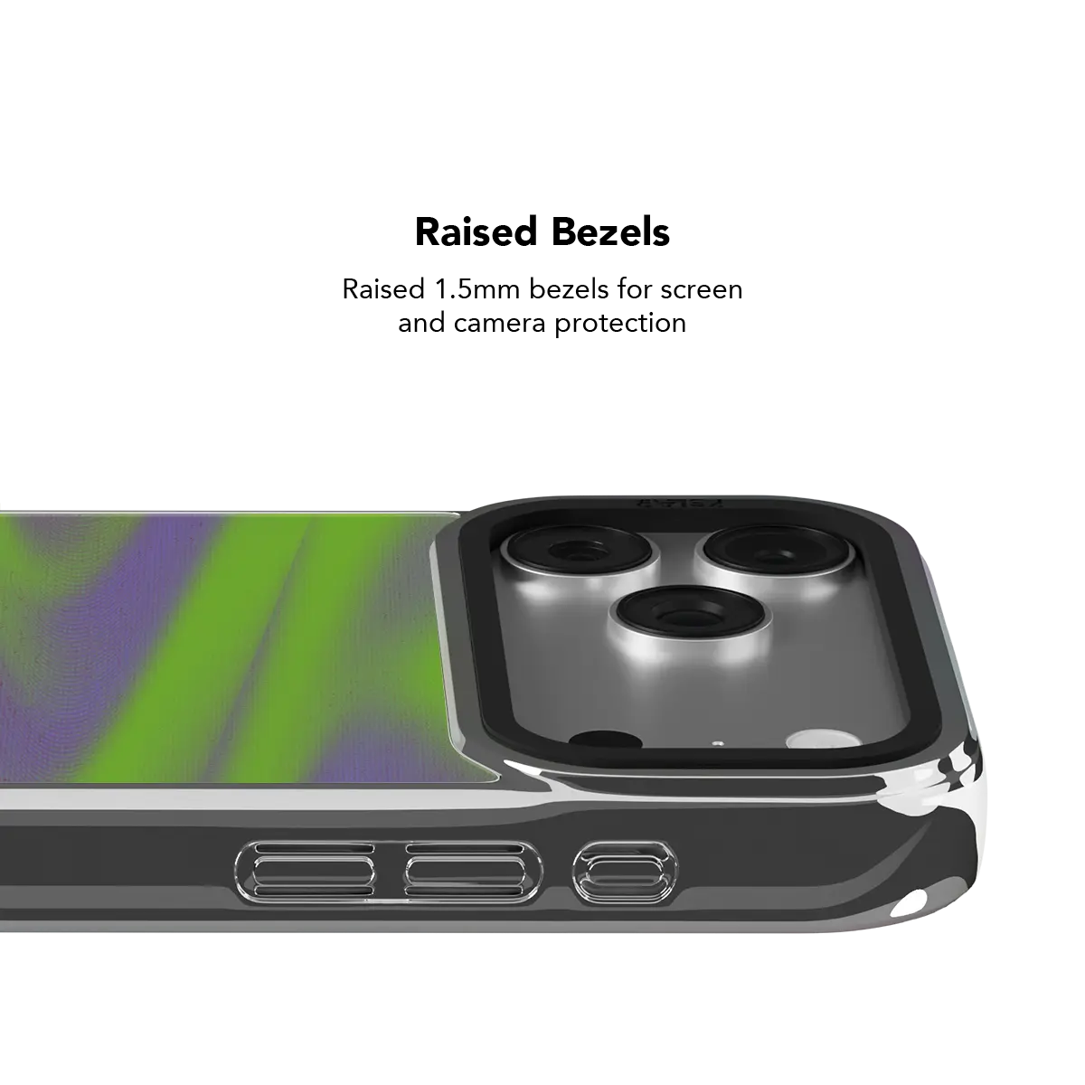 Purple Haze | Y2K Neon Green Phone Case with Futuristic Style
