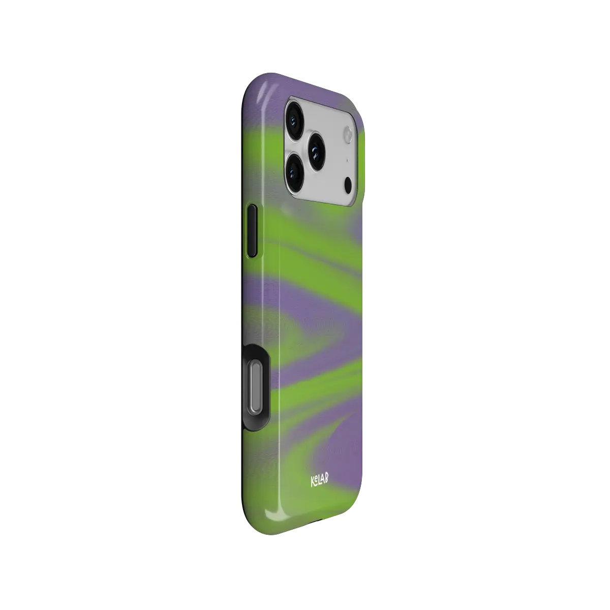 Purple Haze | Y2K Neon Green Phone Case with Futuristic Style
